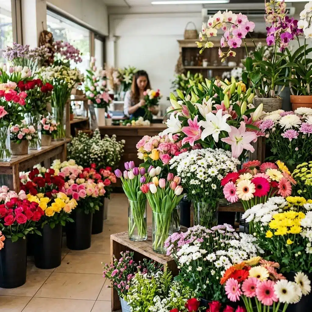 ร้านดอกไม้ เลือกอย่างไรให้ได้ความสุขและความประทับใจไม่รู้ลืม