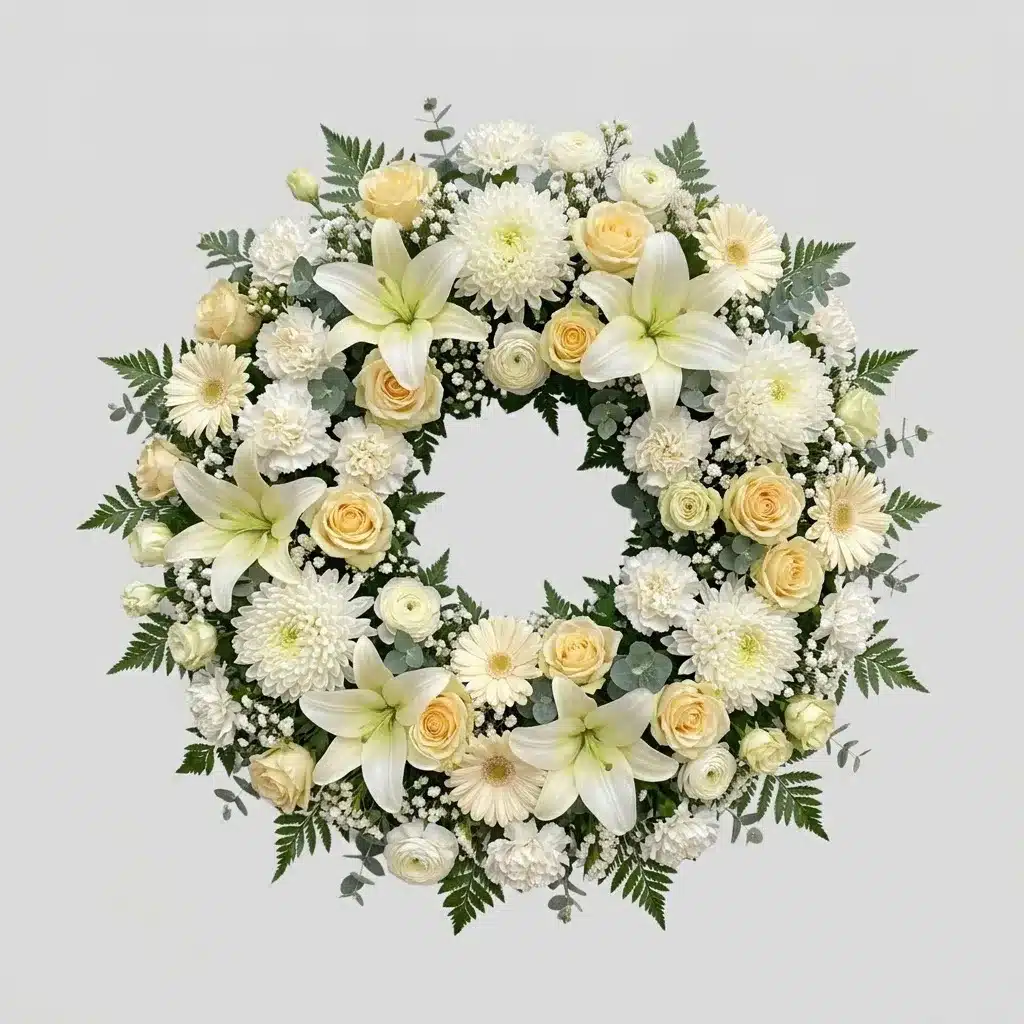 พวงหรีดดอกไม้สด สื่อความอาลัย สง่างามอย่างสมเกียรติ แด่ผู้จากไป